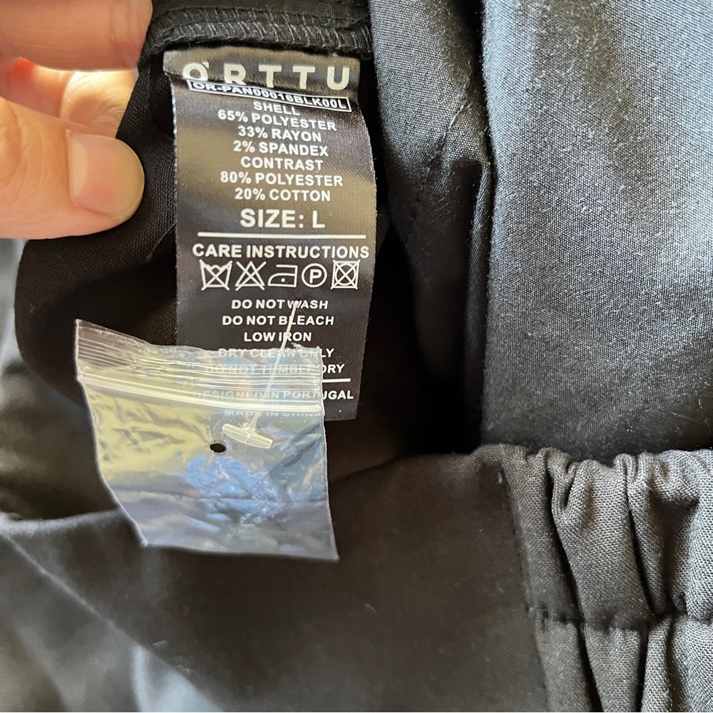 ORTTU Gustav Pants Men’s Black Dress Pants Size Large - Picture 9 of 9